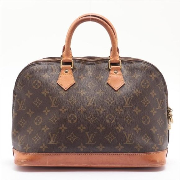 Louis Vuitton Alma Monogram Canvas Pm Brown Tote - Picture 1 of 12